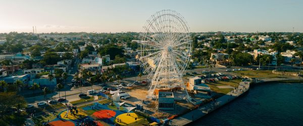 Aerial,View,Of,City,Of,Tampico,Mexico.,High,Quality,Photo