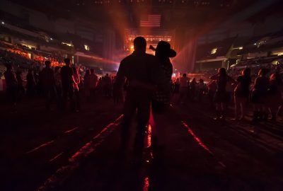 Couple,At,Country,Music,Concert
